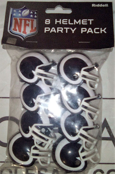 Los Angeles Rams helmet party pack