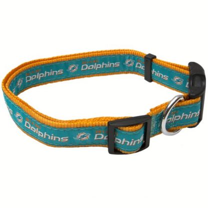 Miami Dolphins Dog Collar