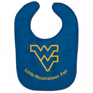 West Virginia Mountaineers baby bib