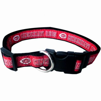 Cincinnati Reds dog collar