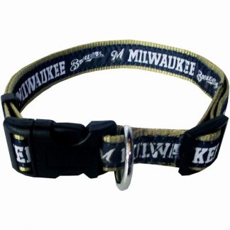 Milwaukee Brewers dog collar