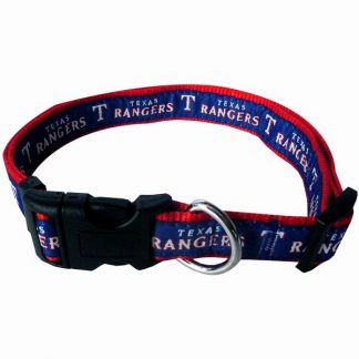Texas Rangers dog collar