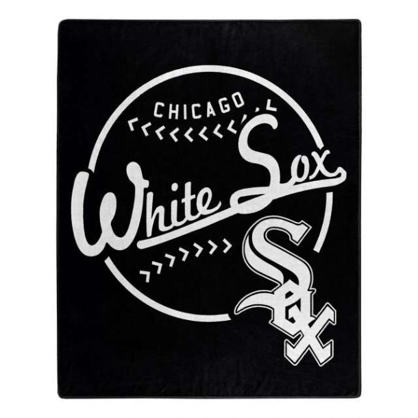Chicago White Sox Throw Blanket 50x60 Moonshot Design SWIT Sports