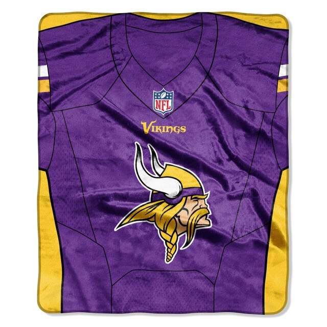 Minnesota Vikings Throw Blanket 50x60 Jersey Design - SWIT Sports