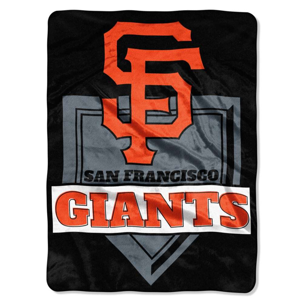 San Francisco Giants Blanket 60x80 Home Plate Design SWIT Sports