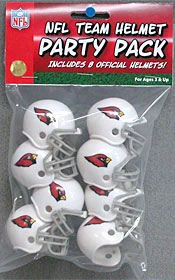 Arizona Cardinals Team Helmet Party Pack