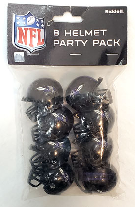 Baltimore Ravens Team Helmet Party Pack