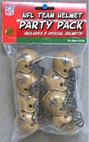 New Orleans Saints Team Helmet Party Pack