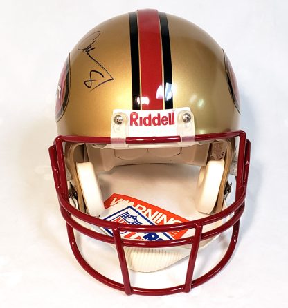 Terrell Owens 49ers Autographed Helmet
