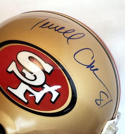 Terrell Owens 49ers Autographed Helmet