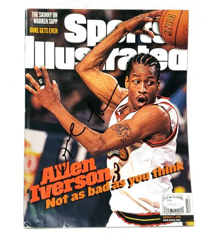 Allen Iverson Signed SI Cover P75476