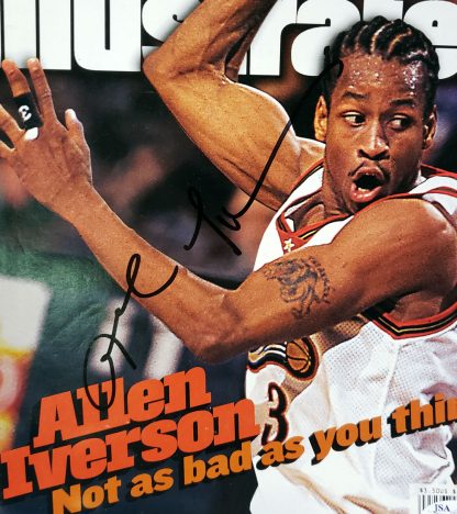 Allen Iverson Signed SI Cover P75476