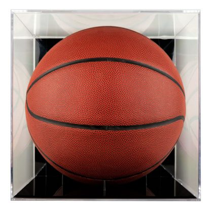 Mirrored Back Grandstand Basketball Display Case