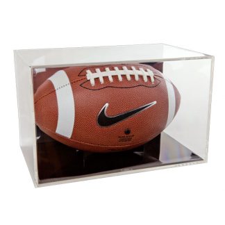 Mirrored Back Grandstand Football Display Case