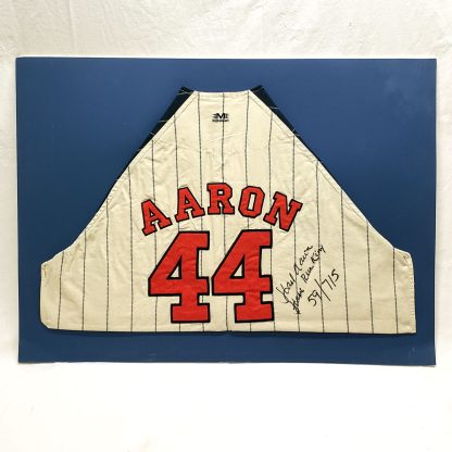 Hank Aaron Autographed Jersey