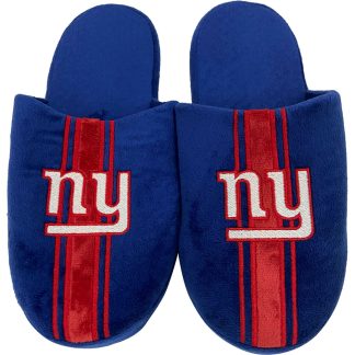 New York Giants Striped Team Slippers