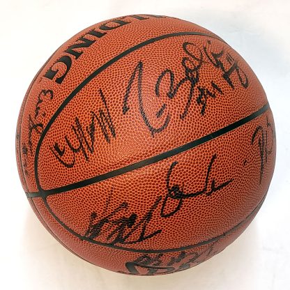 76ers Team Signed Ball 1068