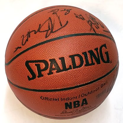 76ers Team Signed Ball 1069