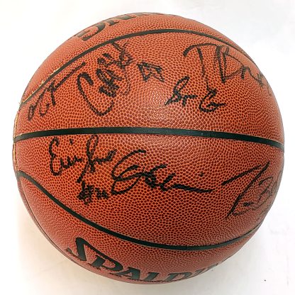 76ers Team Signed Ball 1069