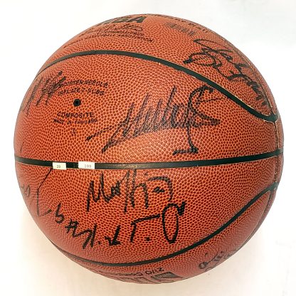 76ers Team Signed Ball 1069