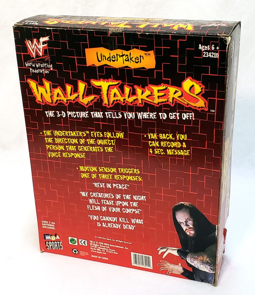 WWF The Undertaker Wall Talkers SWIT Sports