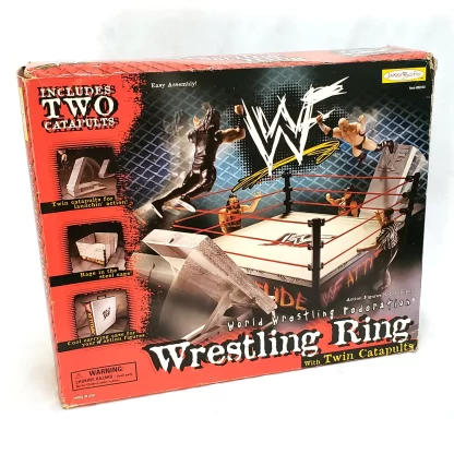 WWF Wrestling Ring w Catapult