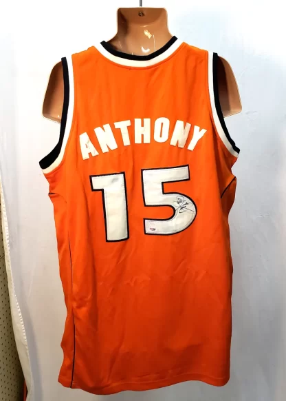 Carmelo Anthony Signed Syracuse Jersey