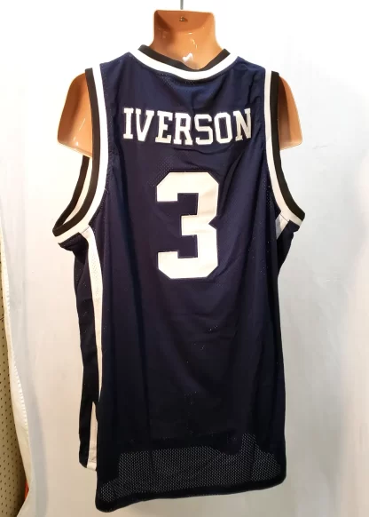 Allen Iverson Signed Georgetown Jersey