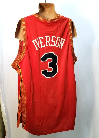 Allen Iverson Signed Nats Jersey