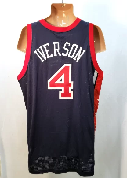 Allen Iverson Signed USA Jersey