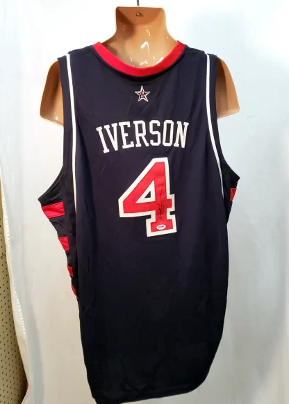 Allen Iverson Signed USA Jersey