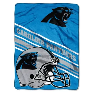 Carolina Panthers Blanket 60x80 Slant Design