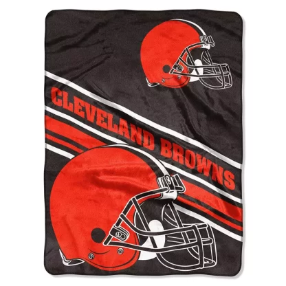 Cleveland Browns Blanket 60x80 Slant Design