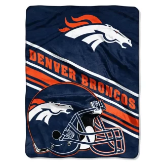 Denver Broncos Blanket 60x80 Slant Design