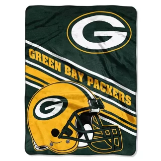 Green Bay Packers Blanket 60x80 Slant Design