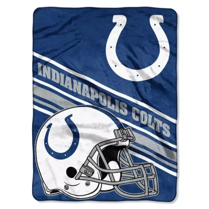 Indianapolis Colts Blanket 60x80 Slant Design