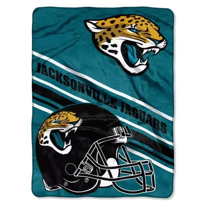 Jacksonville Jaguars Blanket 60x80 Slant Design