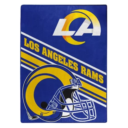 LA Rams Blanket 60x80 Slant Design