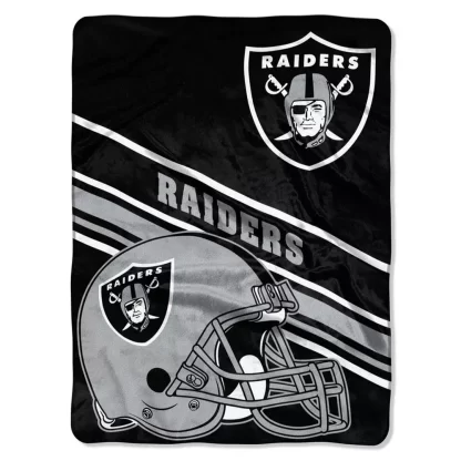 Las Vegas Raiders Blanket 60x80 Slant Design