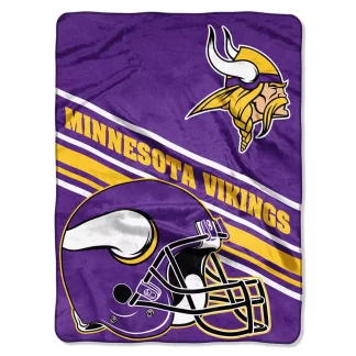 Minnesota Vikings Blanket 60x80 Slant Design