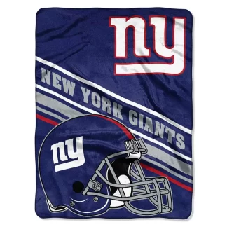 NY Giants Blanket 60x80 Slant Design