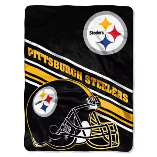 Pittsburgh Steelers Blanket 60x80 Slant Design