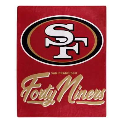 San Francisco 49ers Blanket 60x80 Signature Design