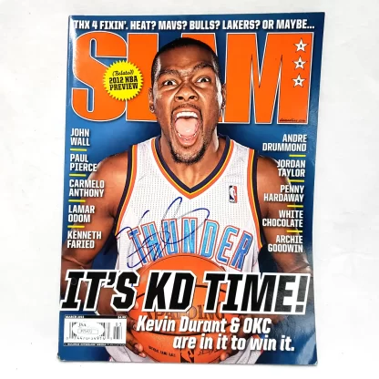 Kevin Durant signed Slam Magazine 1