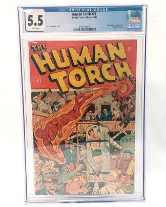 Human Torch Comic Book 21 front