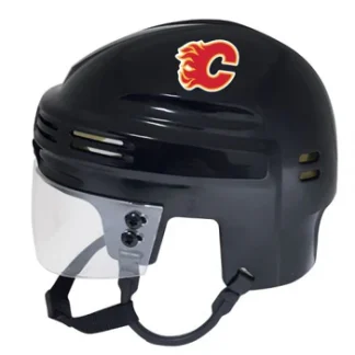Calgary Flames Black Mini Hockey Helmet