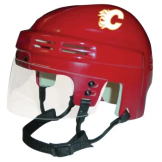 Calgary Flames Red Mini Hockey Helmet