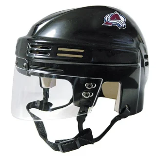 Colorado Avalanche Black Mini Hockey Helmet