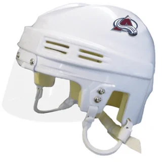 Colorado Avalanche White Mini Hockey Helmet