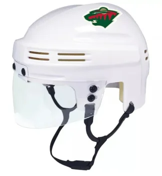 Minnesota Wild White Mini Hockey Helmet